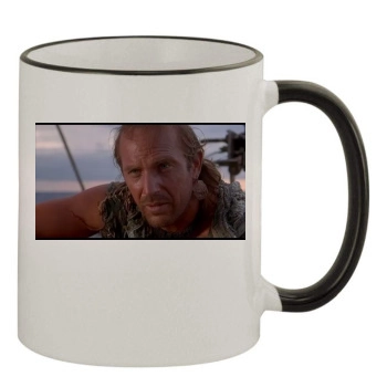 Kevin Costner 11oz Colored Rim & Handle Mug