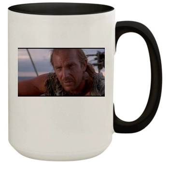 Kevin Costner 15oz Colored Inner & Handle Mug