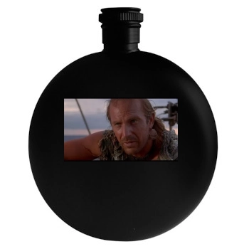 Kevin Costner Round Flask