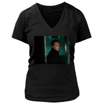 Kevin Costner Women's Deep V-Neck TShirt