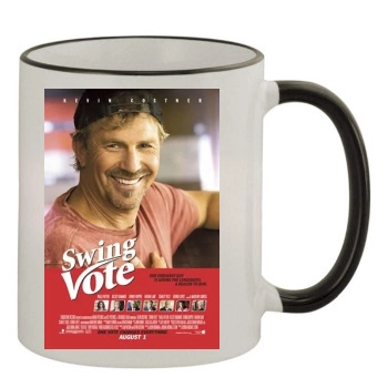 Kevin Costner 11oz Colored Rim & Handle Mug