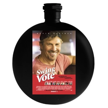 Kevin Costner Round Flask