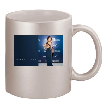 Salma Hayek 11oz Metallic Silver Mug