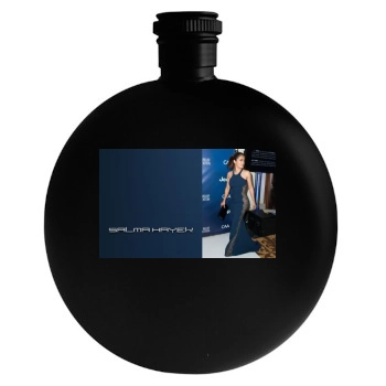 Salma Hayek Round Flask