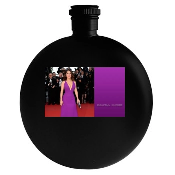 Salma Hayek Round Flask