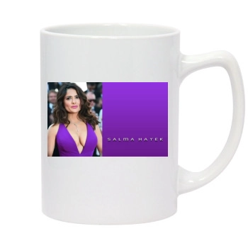 Salma Hayek 14oz White Statesman Mug