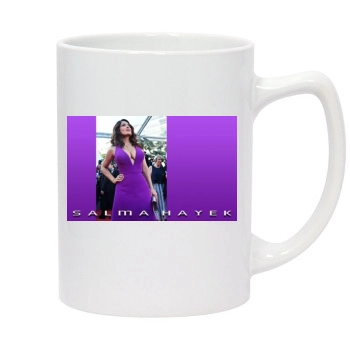 Salma Hayek 14oz White Statesman Mug