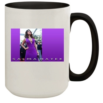 Salma Hayek 15oz Colored Inner & Handle Mug