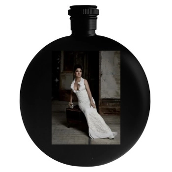 Salma Hayek Round Flask