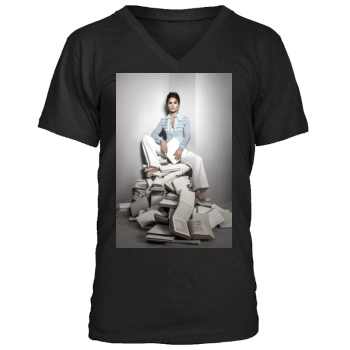 Salma Hayek Men's V-Neck T-Shirt