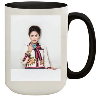 Salma Hayek 15oz Colored Inner & Handle Mug