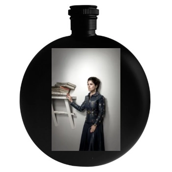 Salma Hayek Round Flask