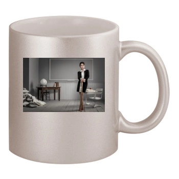 Salma Hayek 11oz Metallic Silver Mug