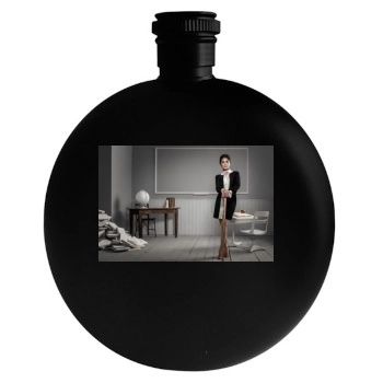 Salma Hayek Round Flask