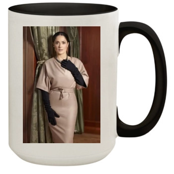 Salma Hayek 15oz Colored Inner & Handle Mug