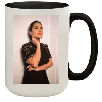 Salma Hayek 15oz Colored Inner & Handle Mug