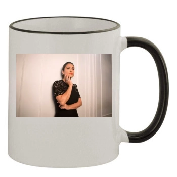 Salma Hayek 11oz Colored Rim & Handle Mug