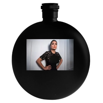 Salma Hayek Round Flask