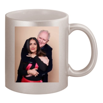 Salma Hayek 11oz Metallic Silver Mug