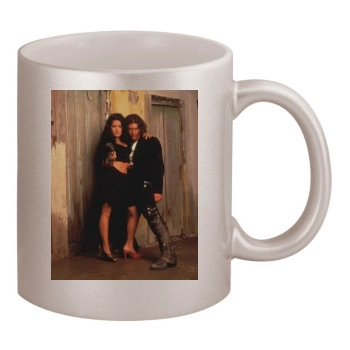 Salma Hayek 11oz Metallic Silver Mug