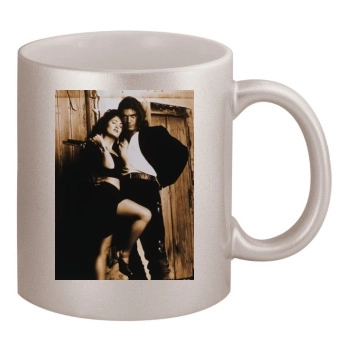 Salma Hayek 11oz Metallic Silver Mug