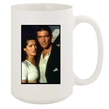 Salma Hayek 15oz White Mug