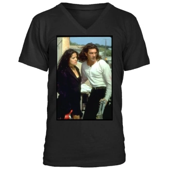 Salma Hayek Men's V-Neck T-Shirt