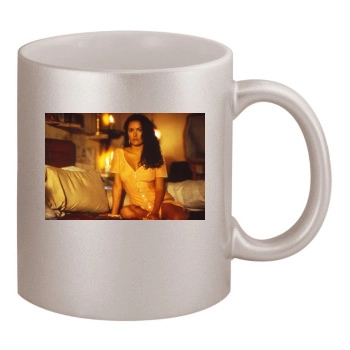 Salma Hayek 11oz Metallic Silver Mug