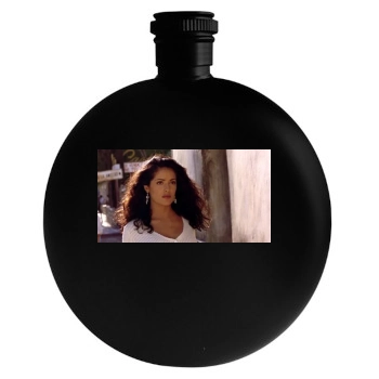 Salma Hayek Round Flask