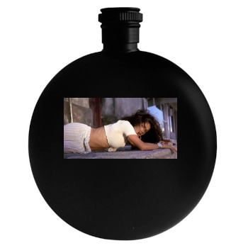 Salma Hayek Round Flask