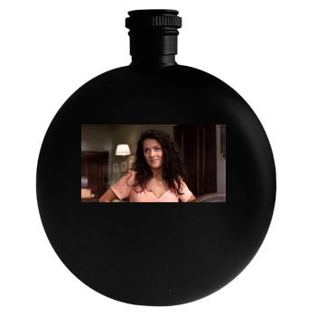 Salma Hayek Round Flask