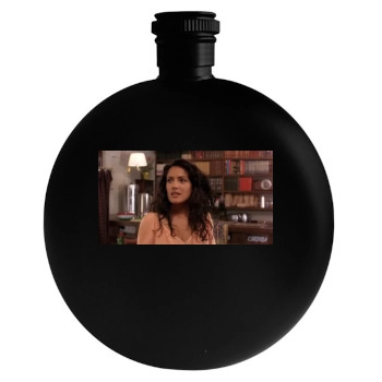 Salma Hayek Round Flask