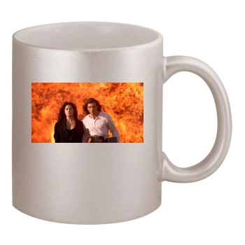 Salma Hayek 11oz Metallic Silver Mug