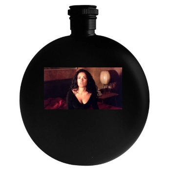 Salma Hayek Round Flask