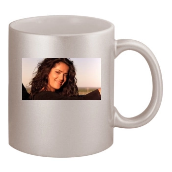 Salma Hayek 11oz Metallic Silver Mug