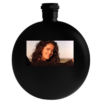 Salma Hayek Round Flask