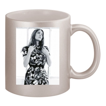 Salma Hayek 11oz Metallic Silver Mug