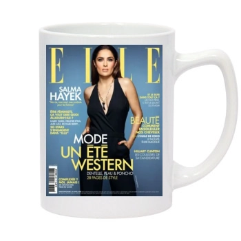 Salma Hayek 14oz White Statesman Mug