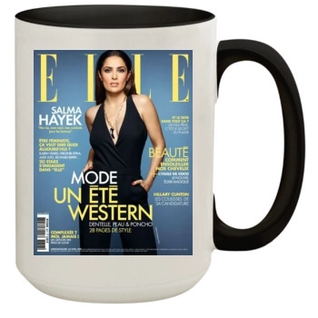 Salma Hayek 15oz Colored Inner & Handle Mug