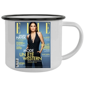 Salma Hayek Camping Mug