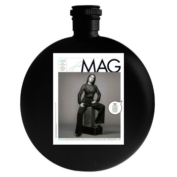 Salma Hayek Round Flask