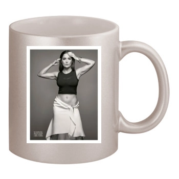 Salma Hayek 11oz Metallic Silver Mug