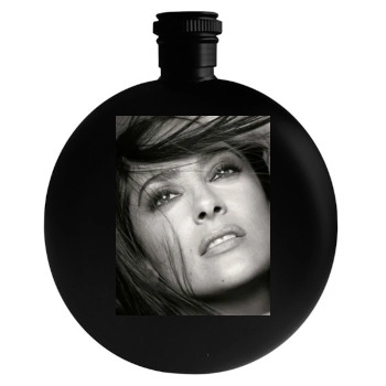 Salma Hayek Round Flask