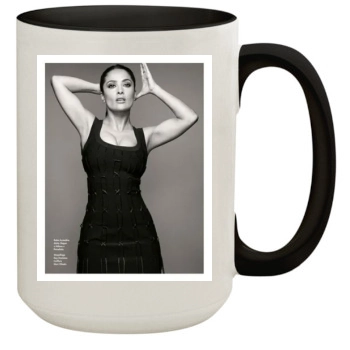 Salma Hayek 15oz Colored Inner & Handle Mug