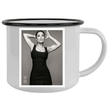 Salma Hayek Camping Mug