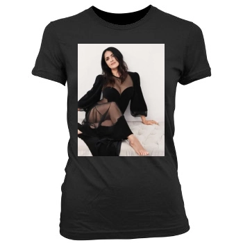 Salma Hayek Women's Junior Cut Crewneck T-Shirt