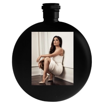 Salma Hayek Round Flask