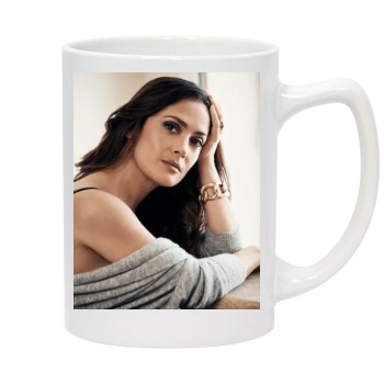 Salma Hayek 14oz White Statesman Mug