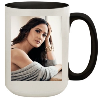 Salma Hayek 15oz Colored Inner & Handle Mug