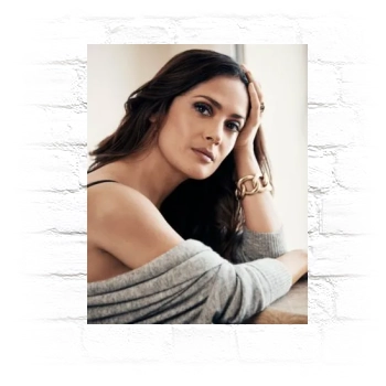 Salma Hayek Metal Wall Art